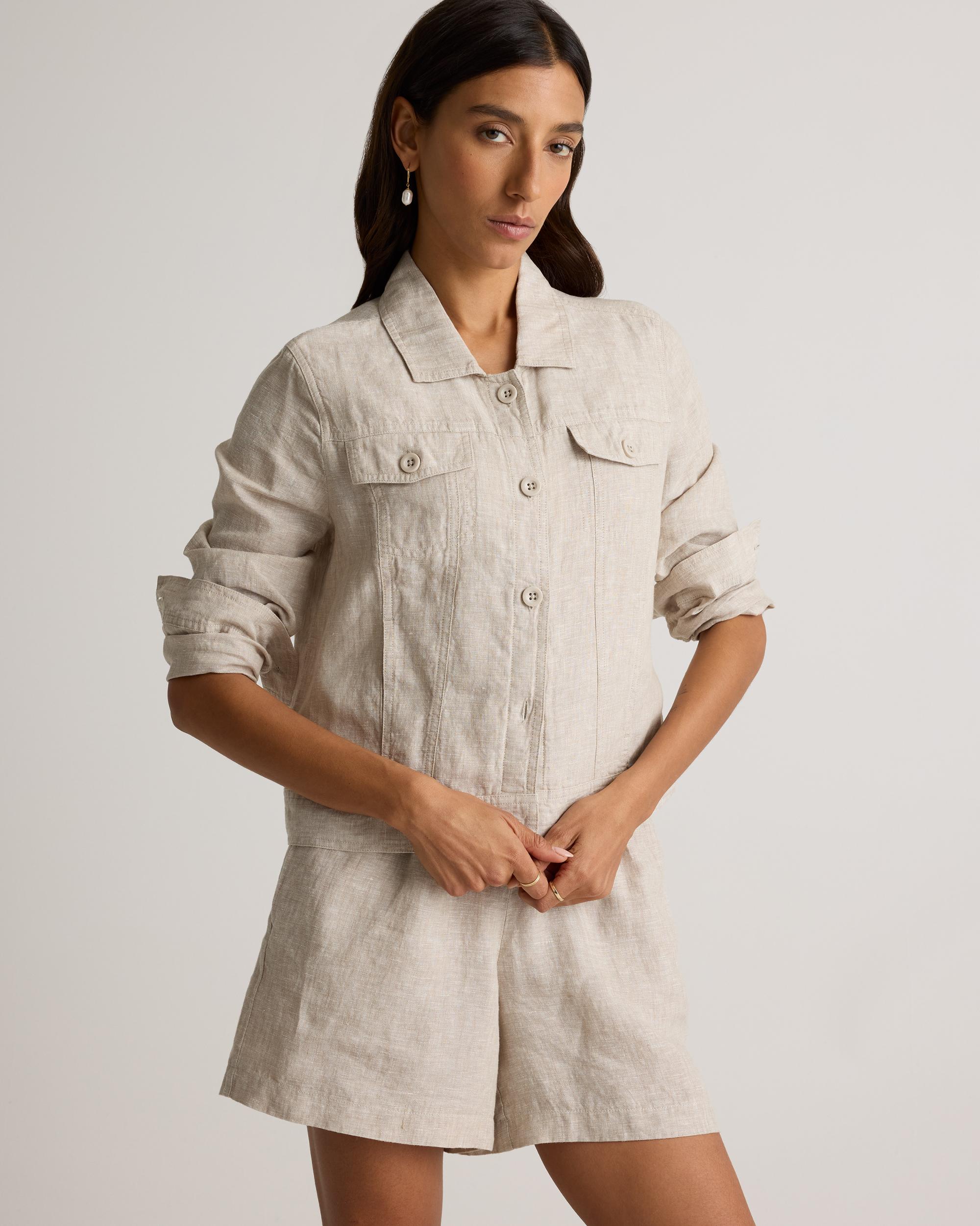 Quince | Women's 100% European Linen Jacket Product Image