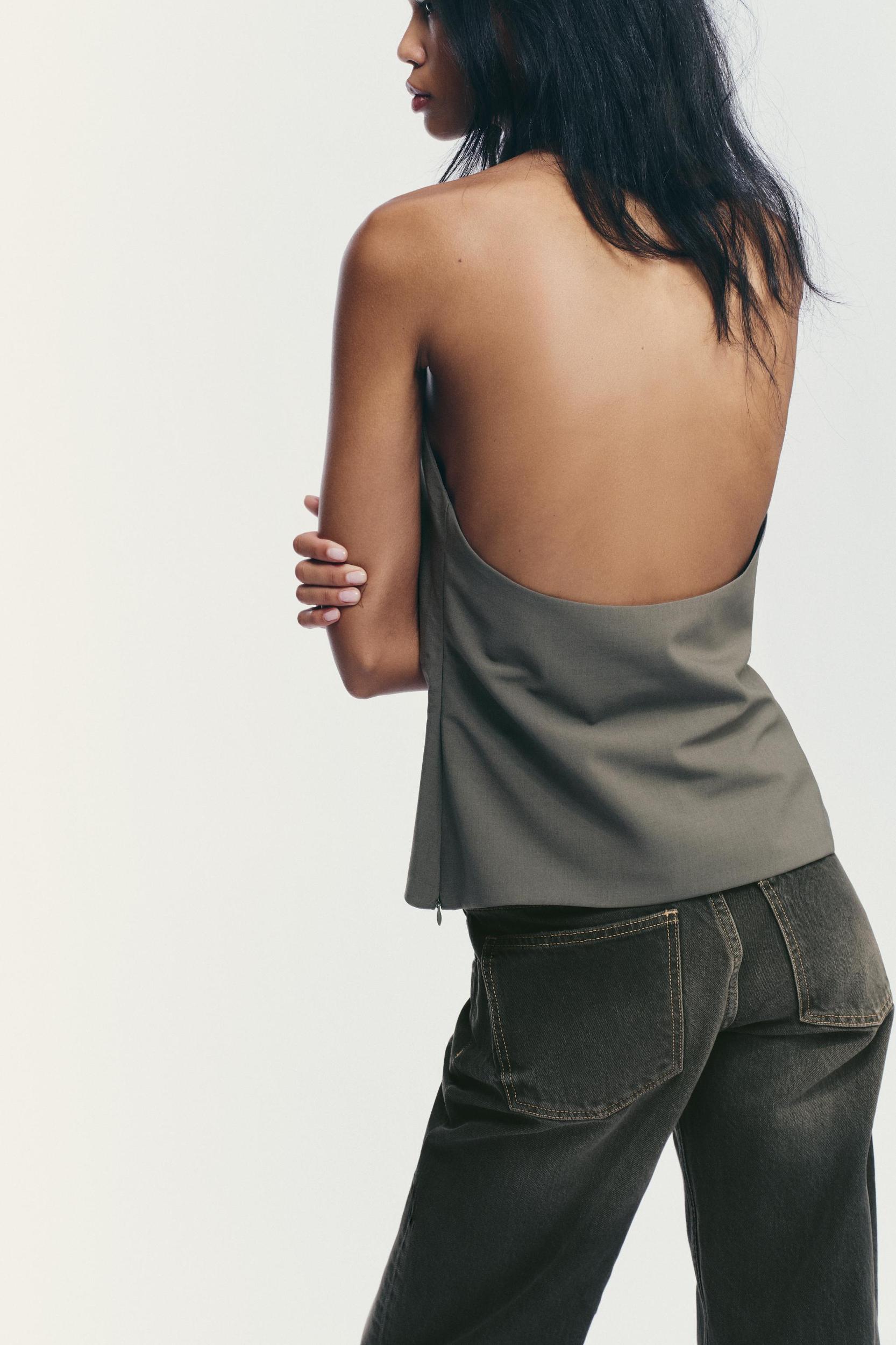 HALTER OPEN BACK TOP Product Image