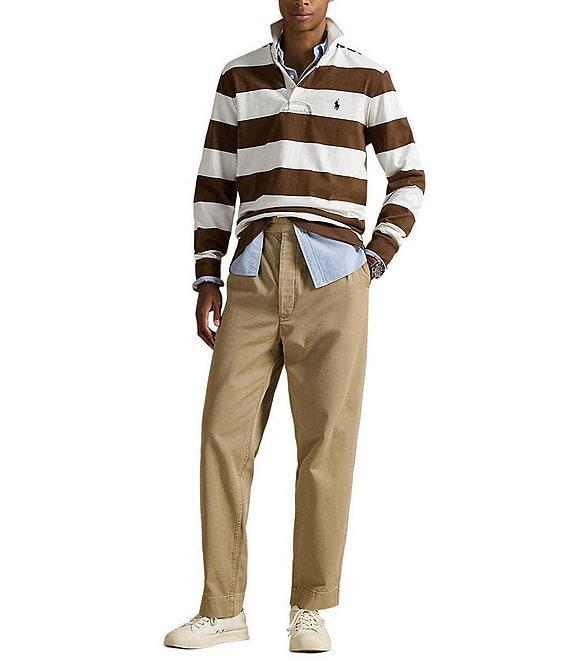 Polo Ralph Lauren Iconic Long Sleeve Rugby Polo Shirt Product Image