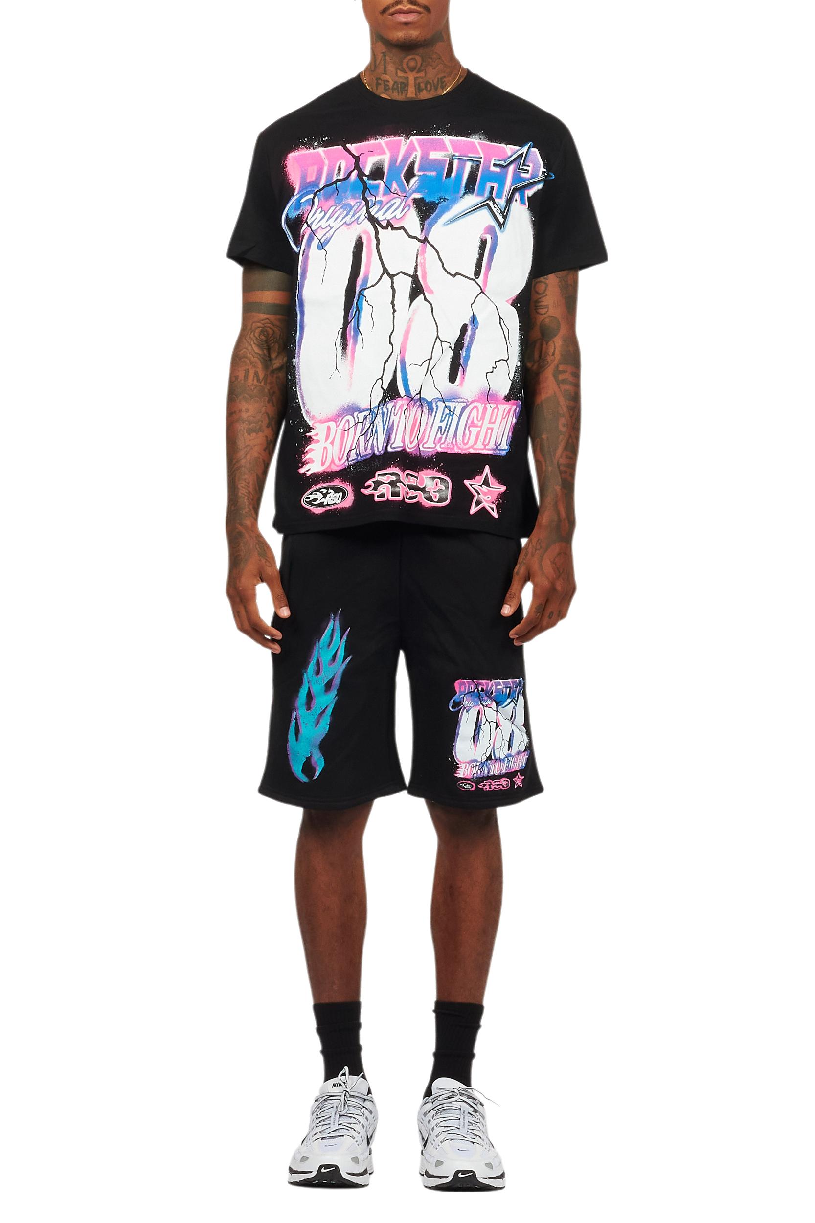 Mambo Black Short Set Male Product Image