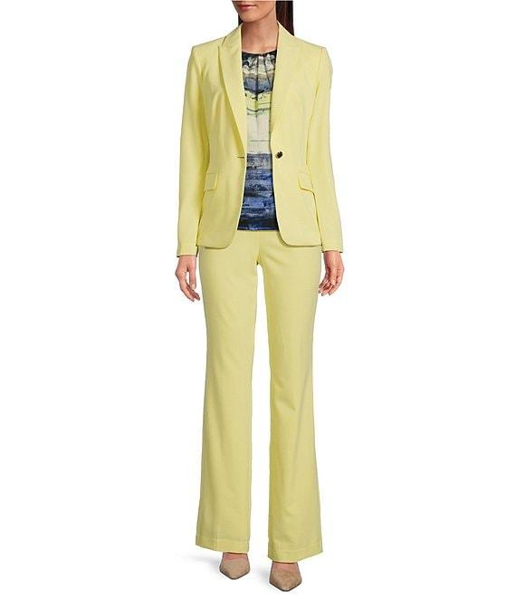 Calvin Klein Printed Novelty Pleated Crew Neck Sleeveless Cami Product Image