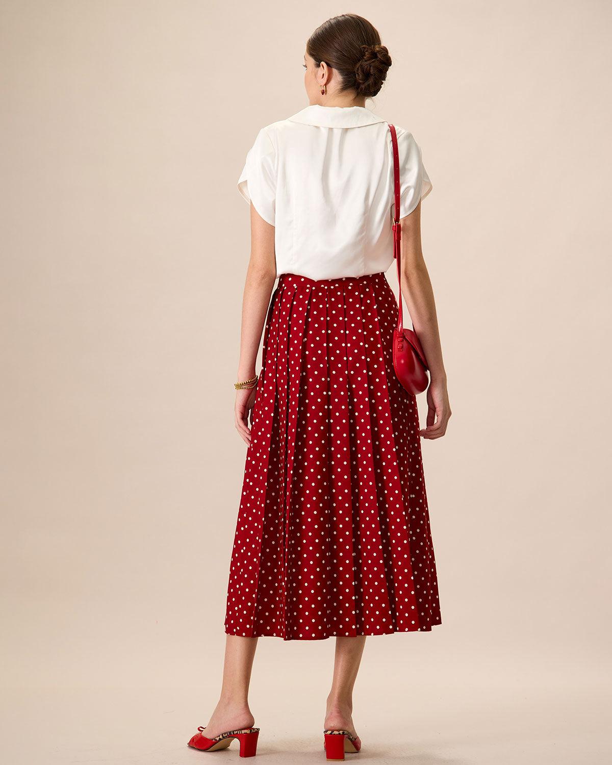 Women's White Lapel Satin Blouse Female Product Image