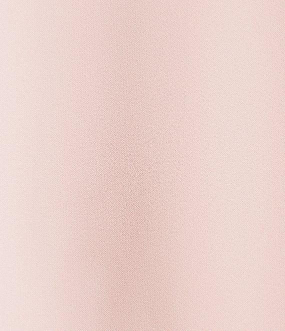 Caroline Rose Matte Crepe Scoop Neck Sleeveless Tank Top Product Image