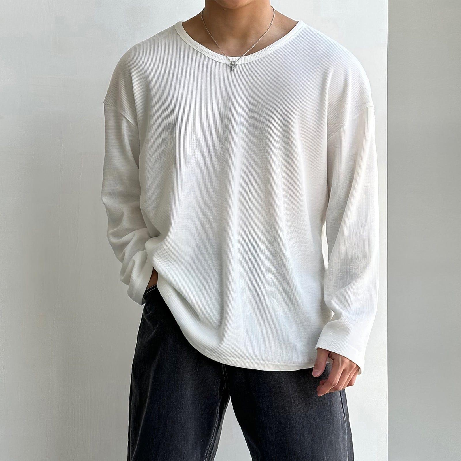 RT No. 12430 WAFFLE KNIT LONGSLEEVE Product Image