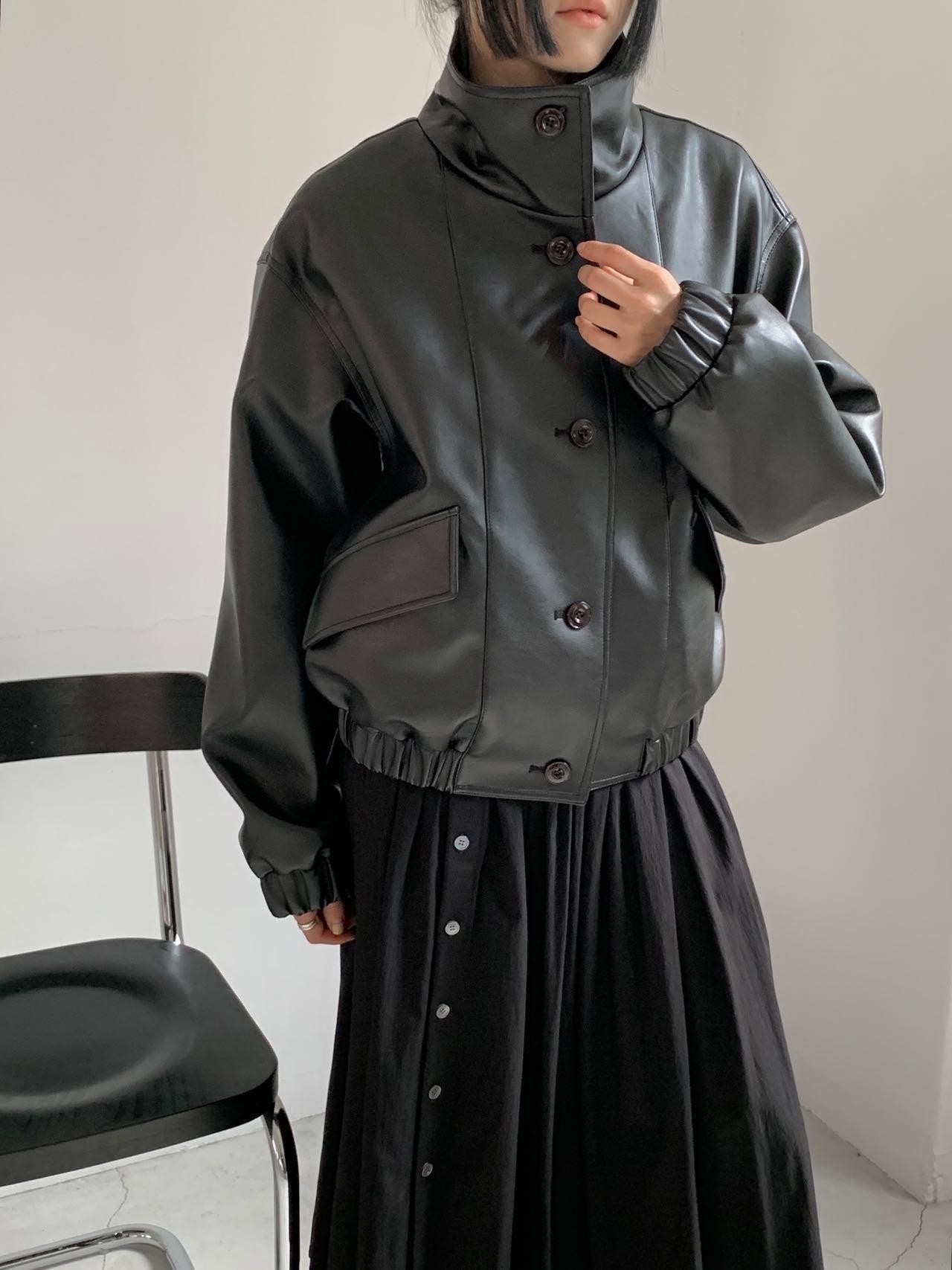 Soriana Vegan Leather Jacket Product Image