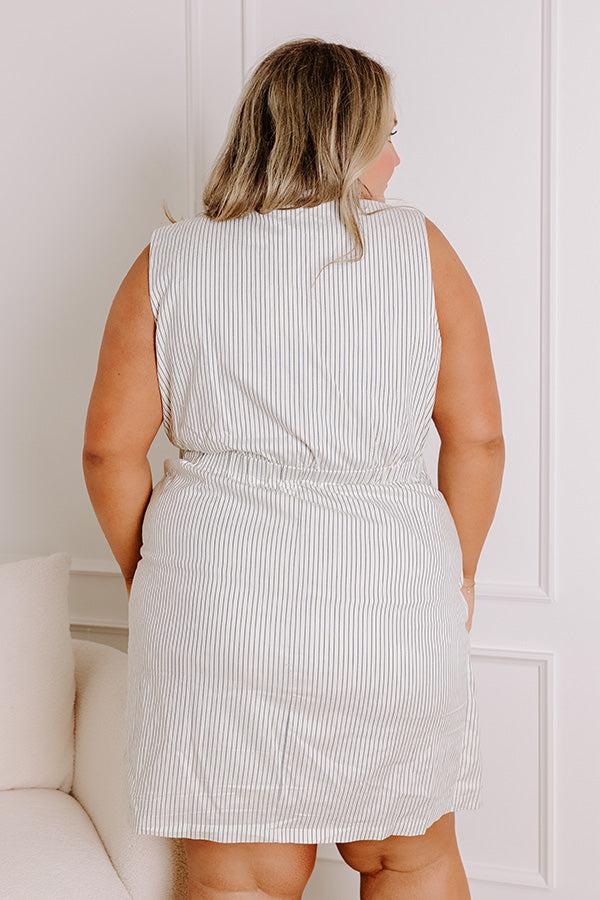 Country Club Chic Wrap Dress Curves Product Image