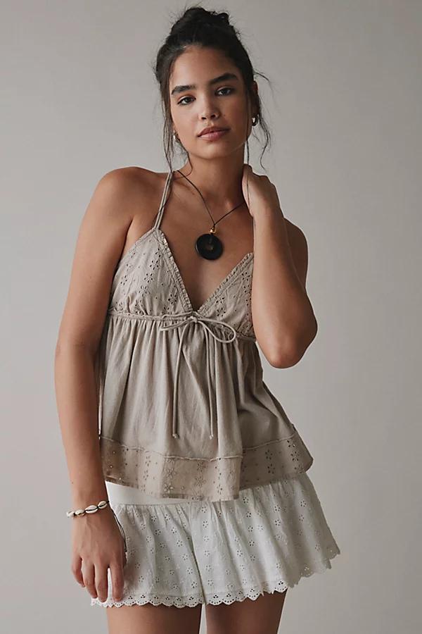 Kimchi Blue Bailey Eyelet Lace Babydoll Tank Top Womens at Urban Outfitters Product Image
