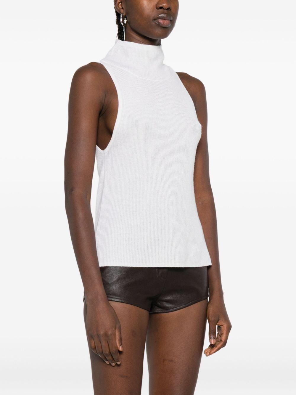 high-neck ribbed vest Product Image