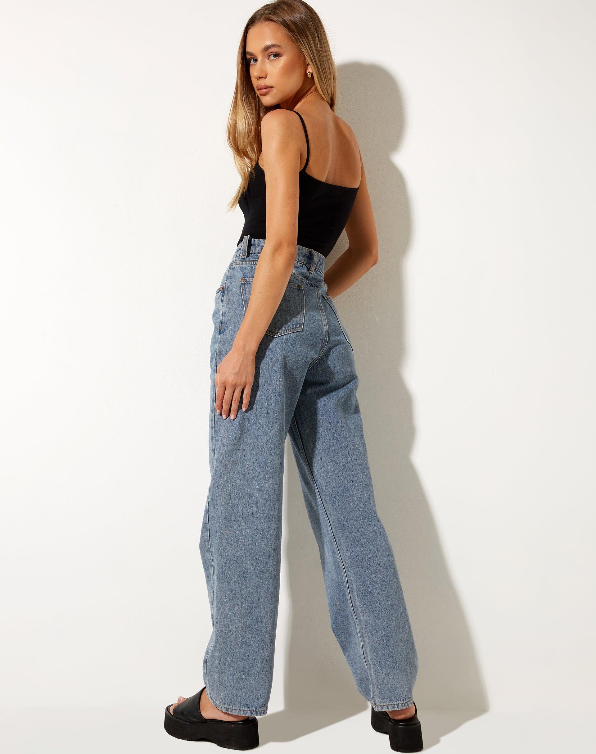 Torri Cutout Bodice in Black Product Image