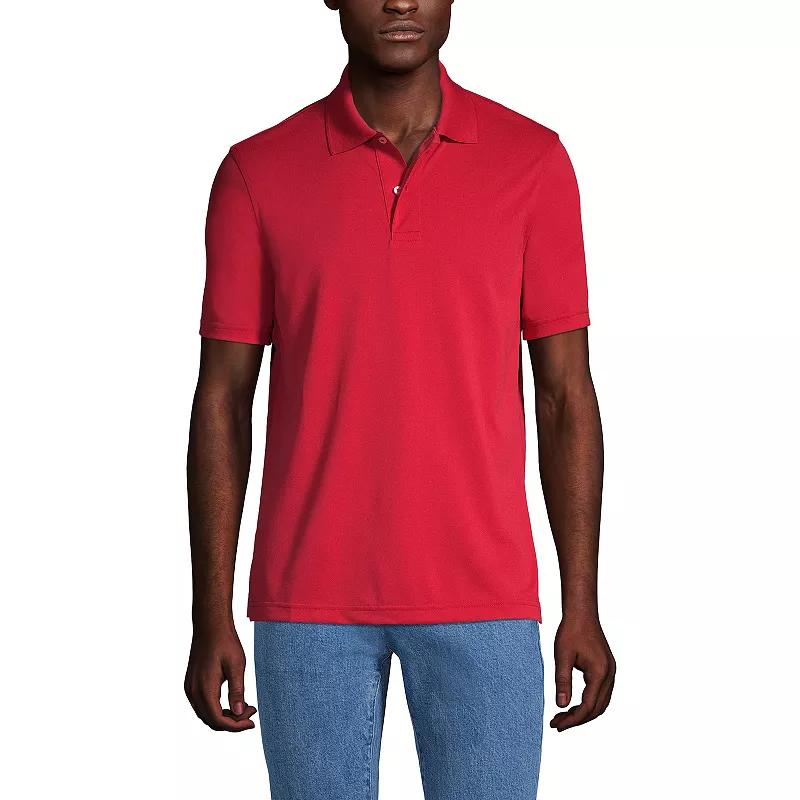 Men's Lands' End Short Sleeve Quick-Dry Stain-Release Polo Shirt,  Product Image