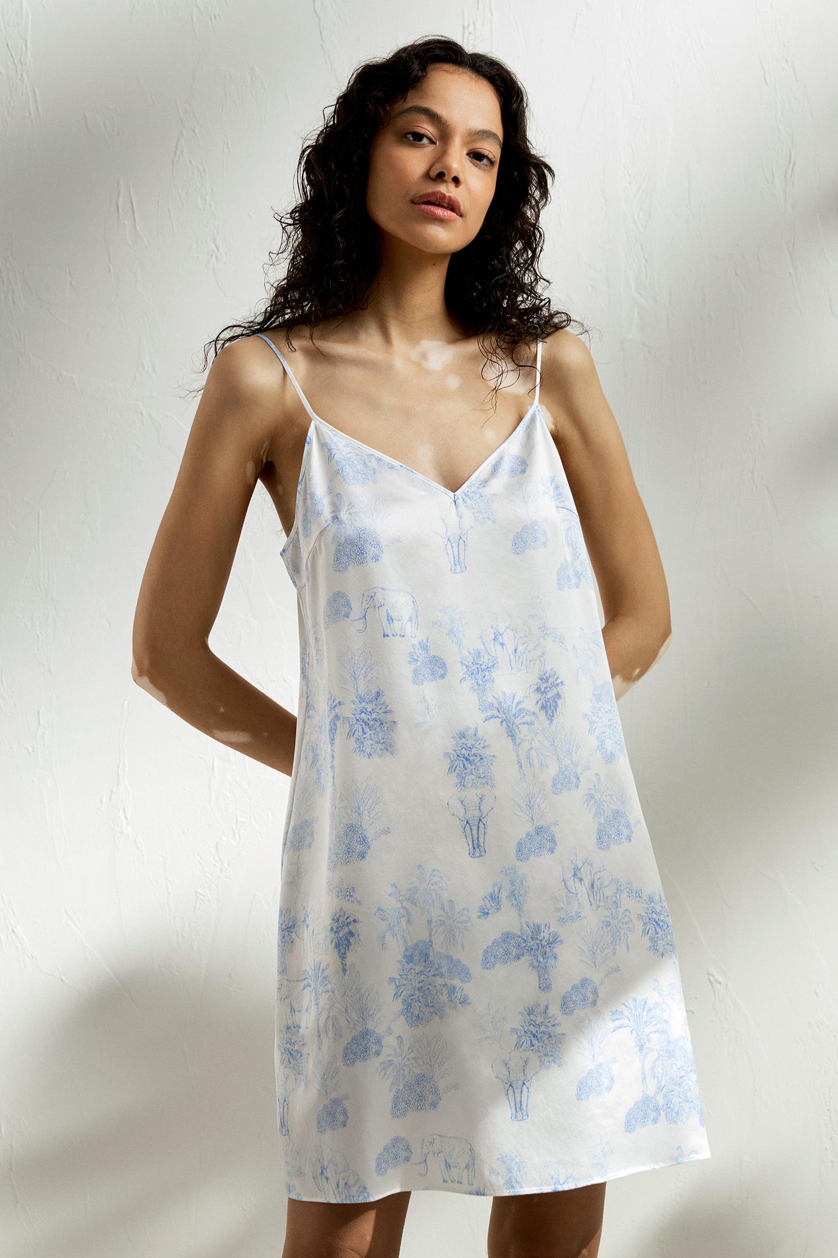 La Terra Strap Midi Night Dress Product Image
