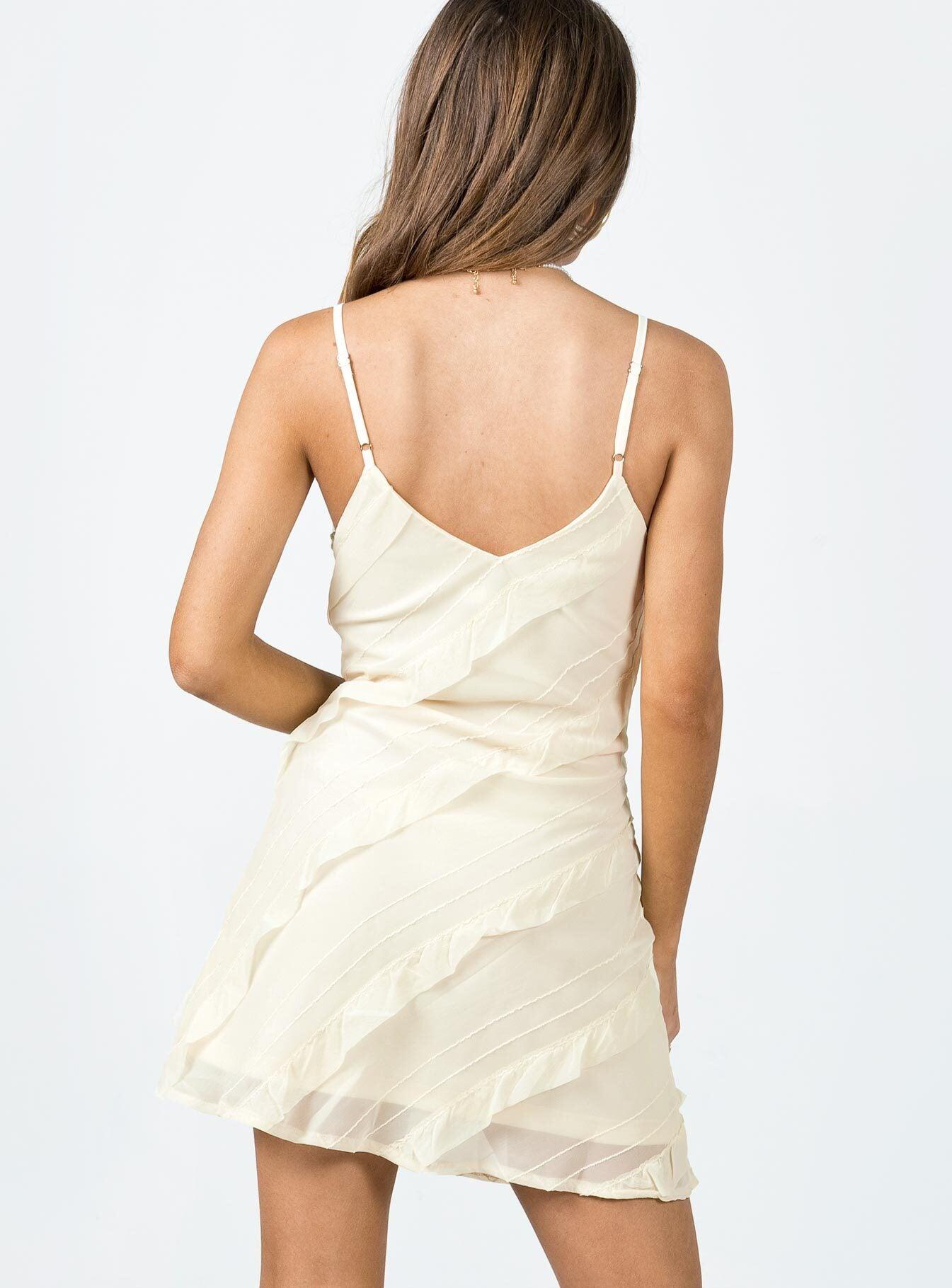 Lars Mini Dress Yellow Product Image