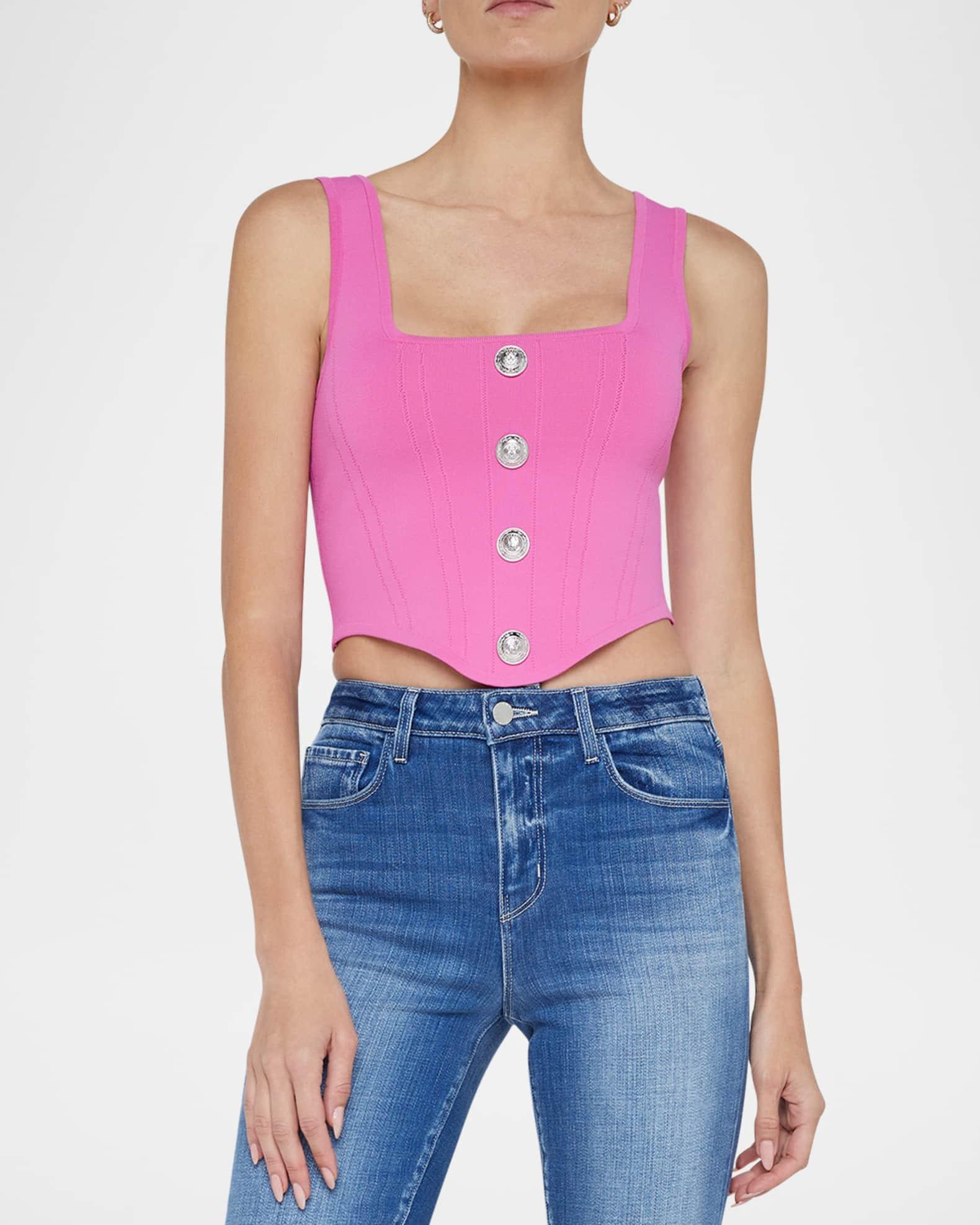 Saga Square-Neck Corset Top Product Image