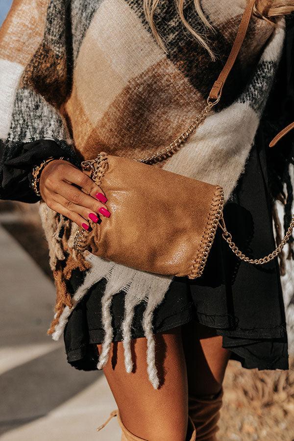 Nearly In Love Faux Suede Crossbody In Iced Mocha Product Image