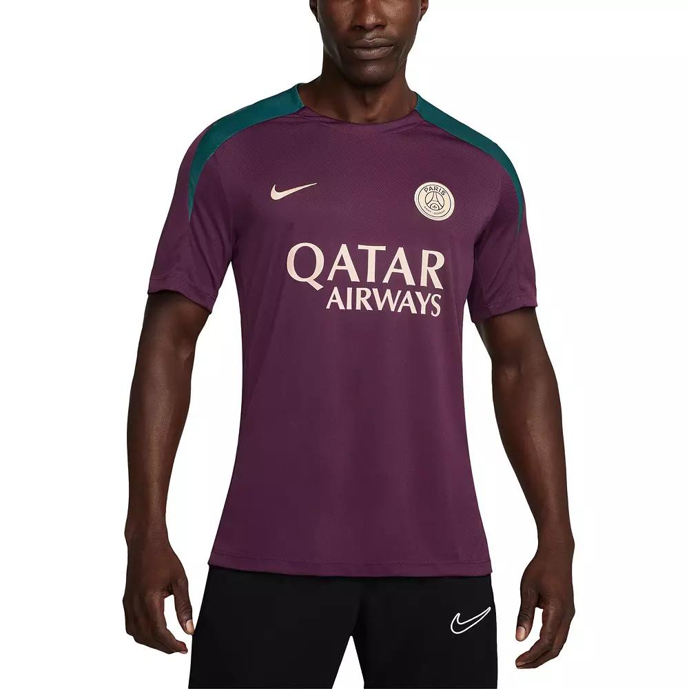 Men's Nike Burgundy Paris Saint-Germain 2024/25 Strike Performance Top,  Product Image