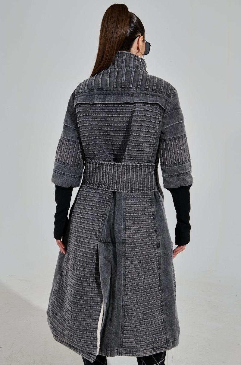 VORTEX DENIM TRENCH COAT Product Image