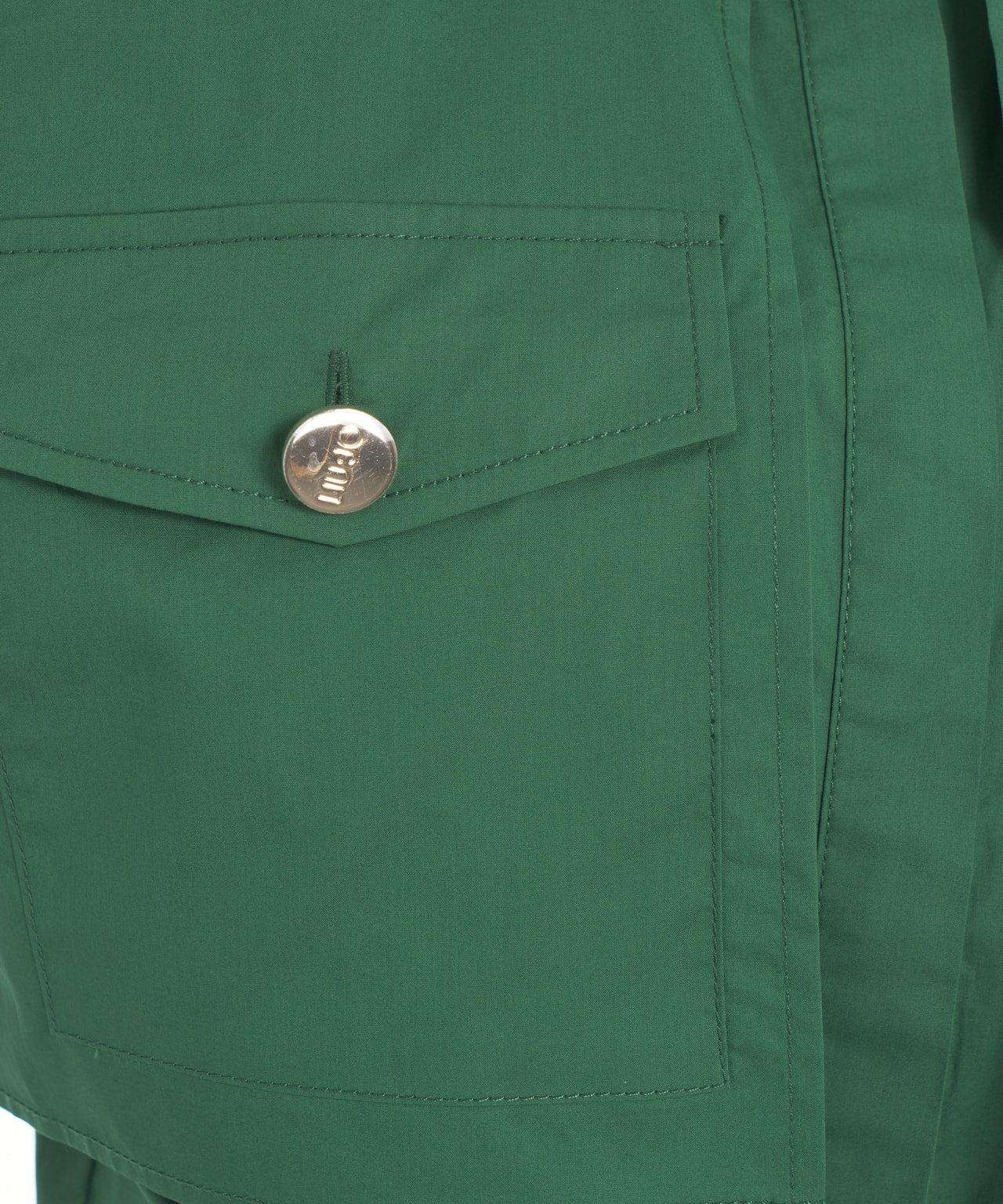 Cropped shirt with knot Product Image