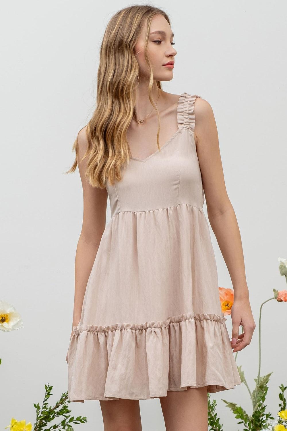 Effortlessly Khaki Dress* Product Image