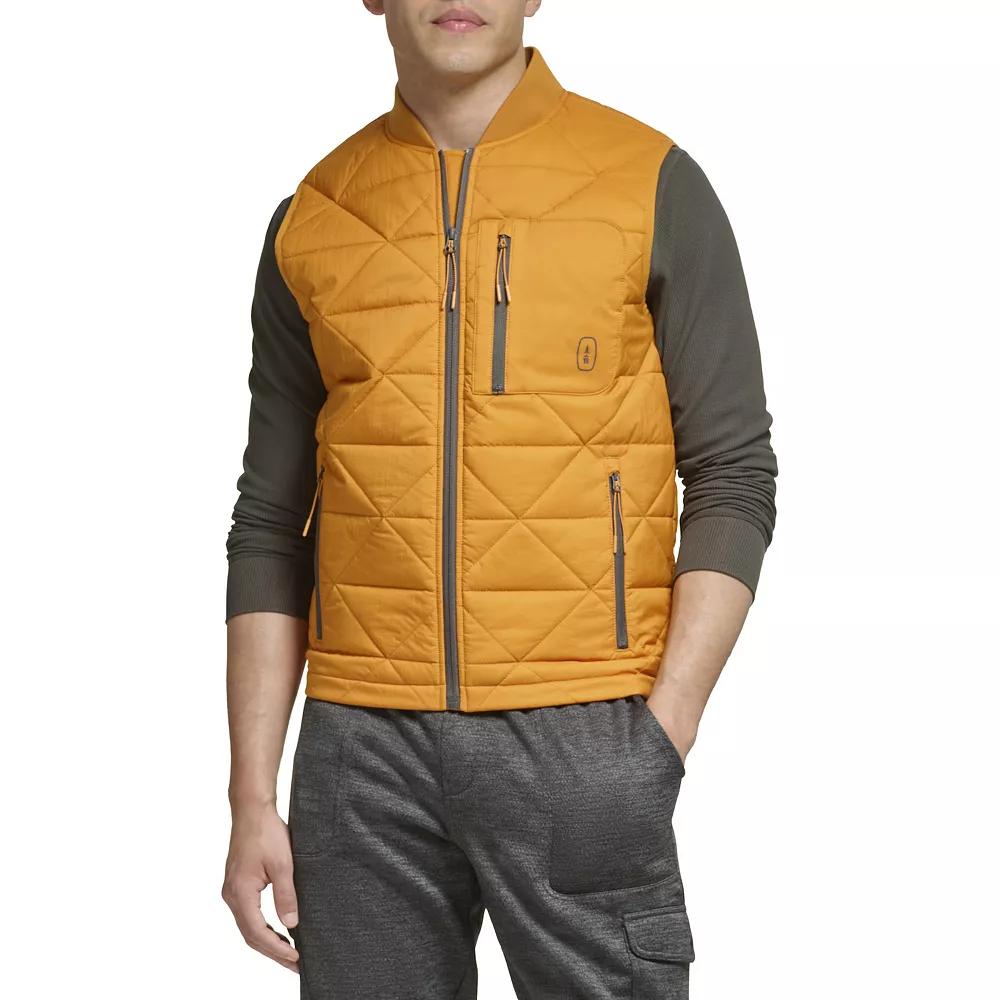 Men's G.H. Bass & Co. Diamond Quilted Vest, Size: Medium, Black Product Image