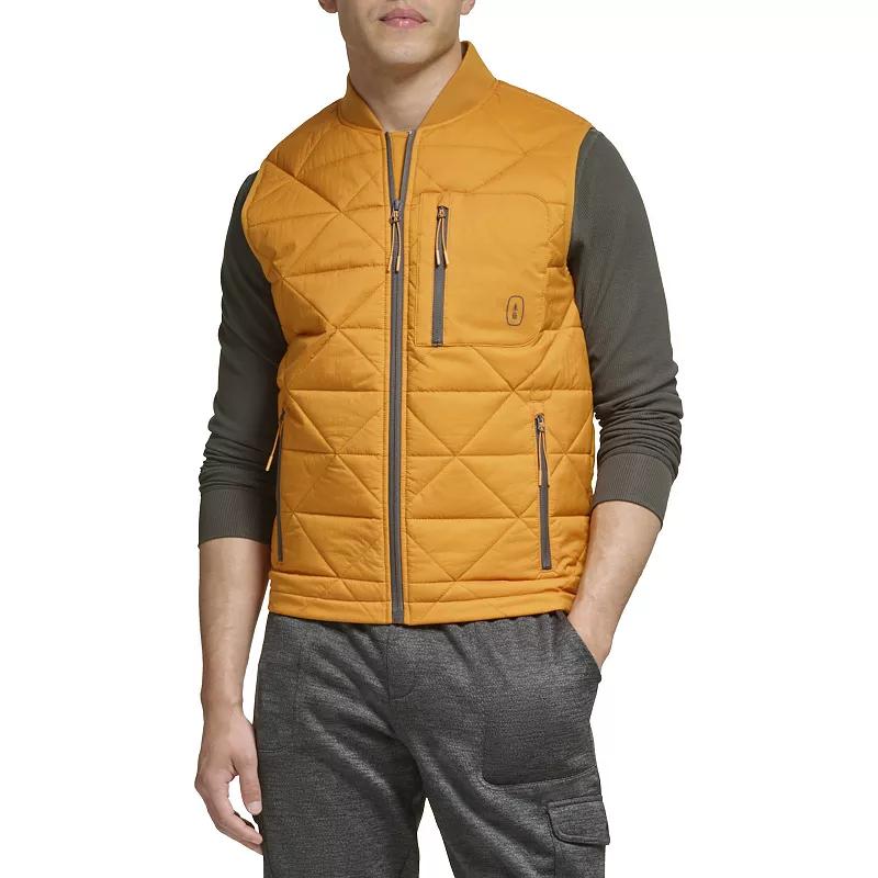 Men's G.H. Bass & Co. Diamond Quilted Vest, Size: Medium, Black Product Image