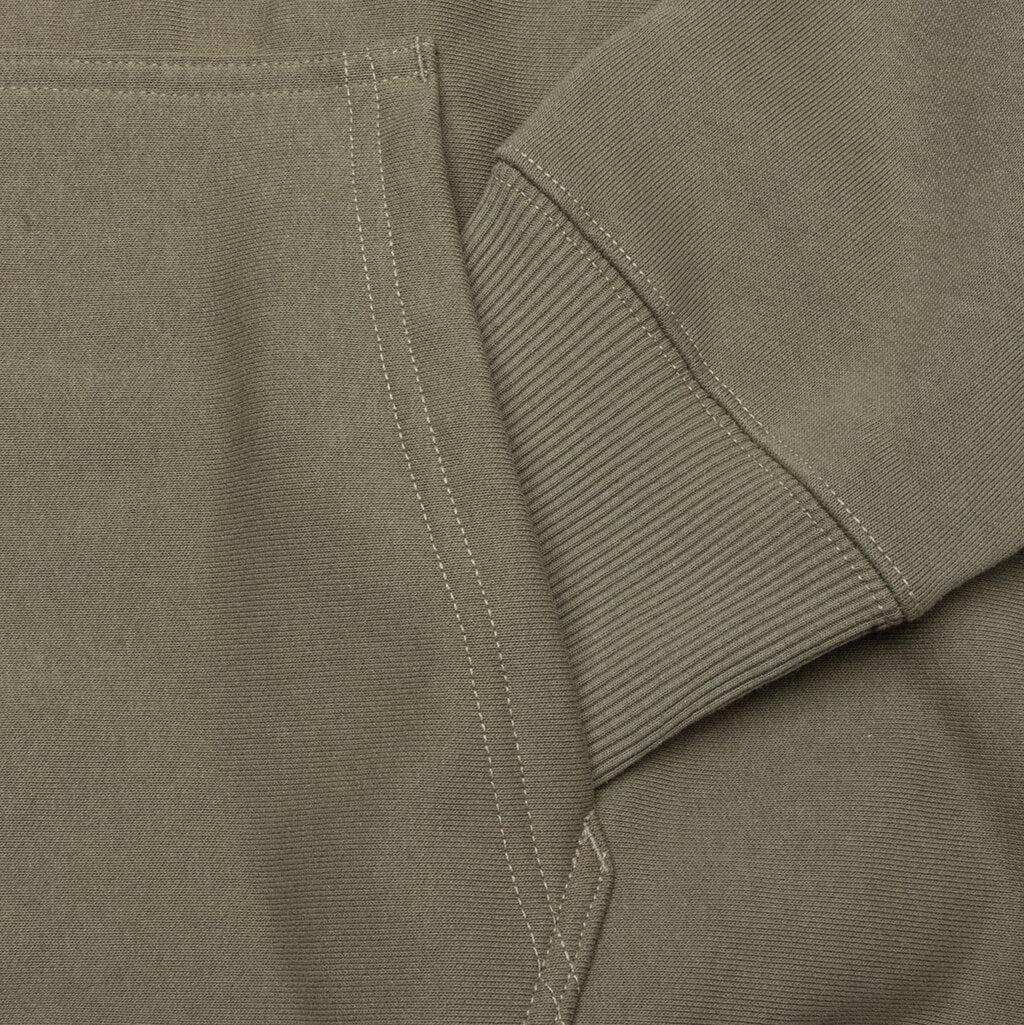 Mustang Cross Zip Up Hoodie - Washed Black Male Product Image