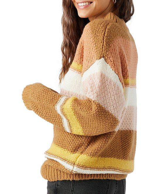 O'Neill Billie Long Sleeve Striped Sweater Product Image
