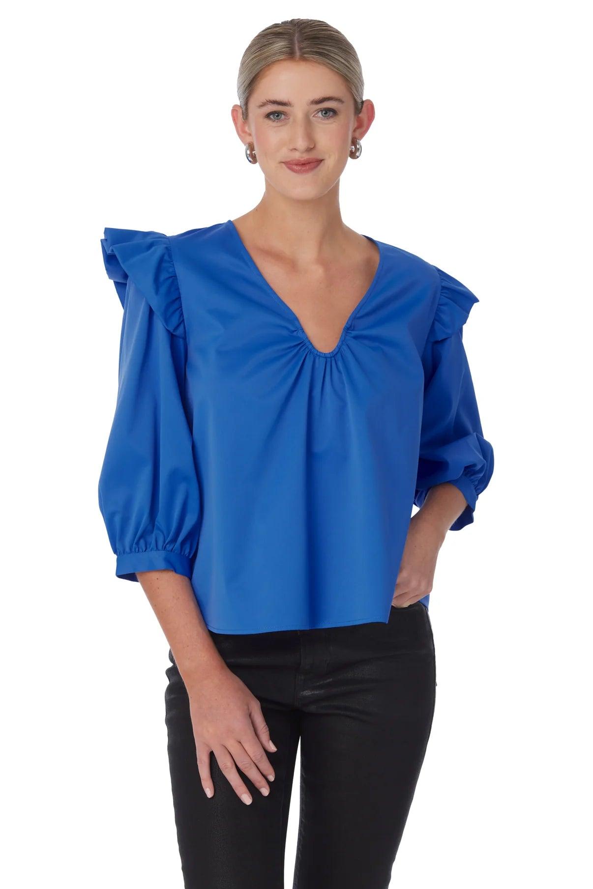 "Anya" Ruffle Slv Top Product Image