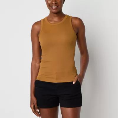 a.n.a Womens High Neck Sleeveless Tank Top Product Image