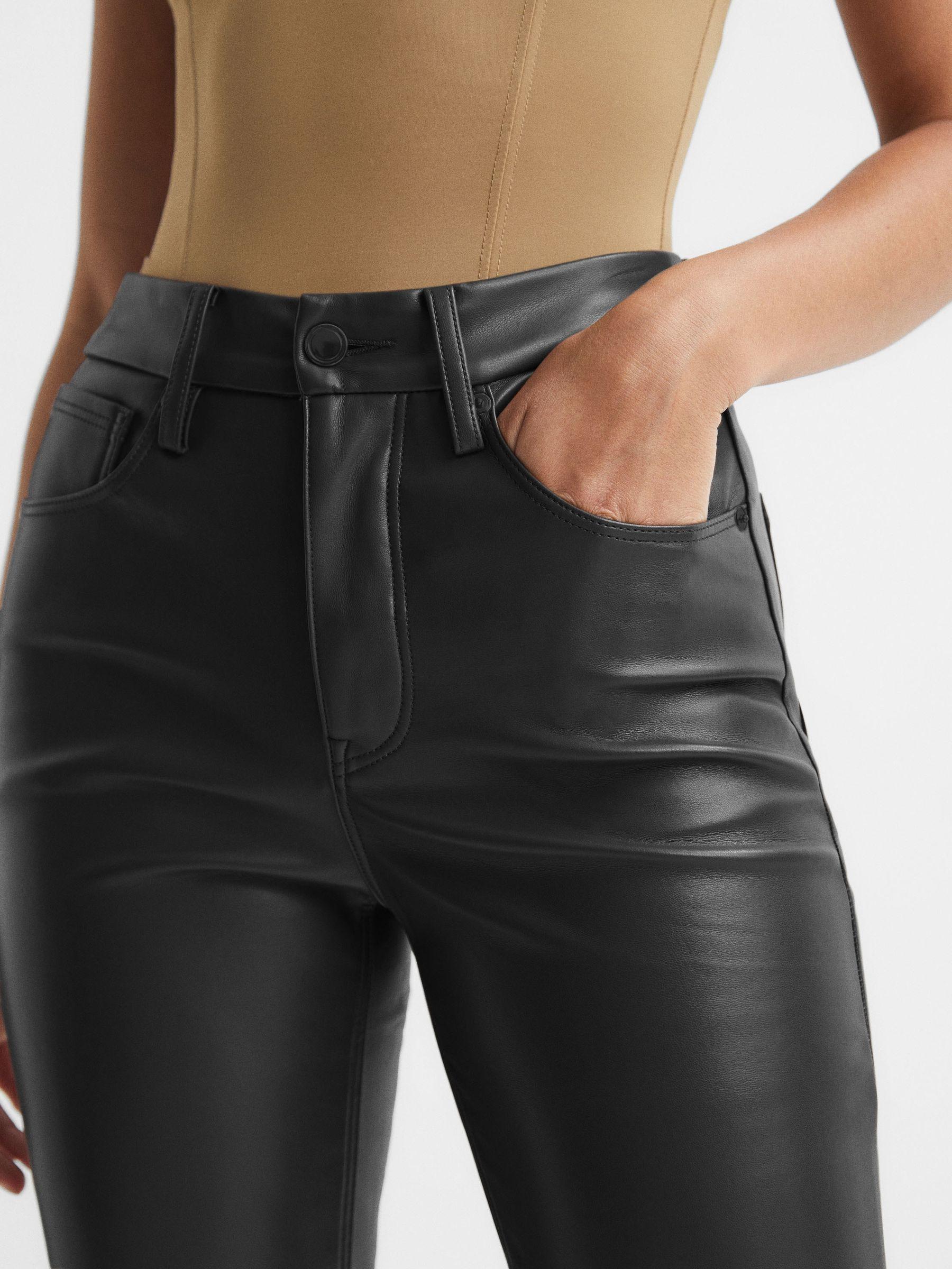 Good American Better Than Leather Pants in Black Product Image