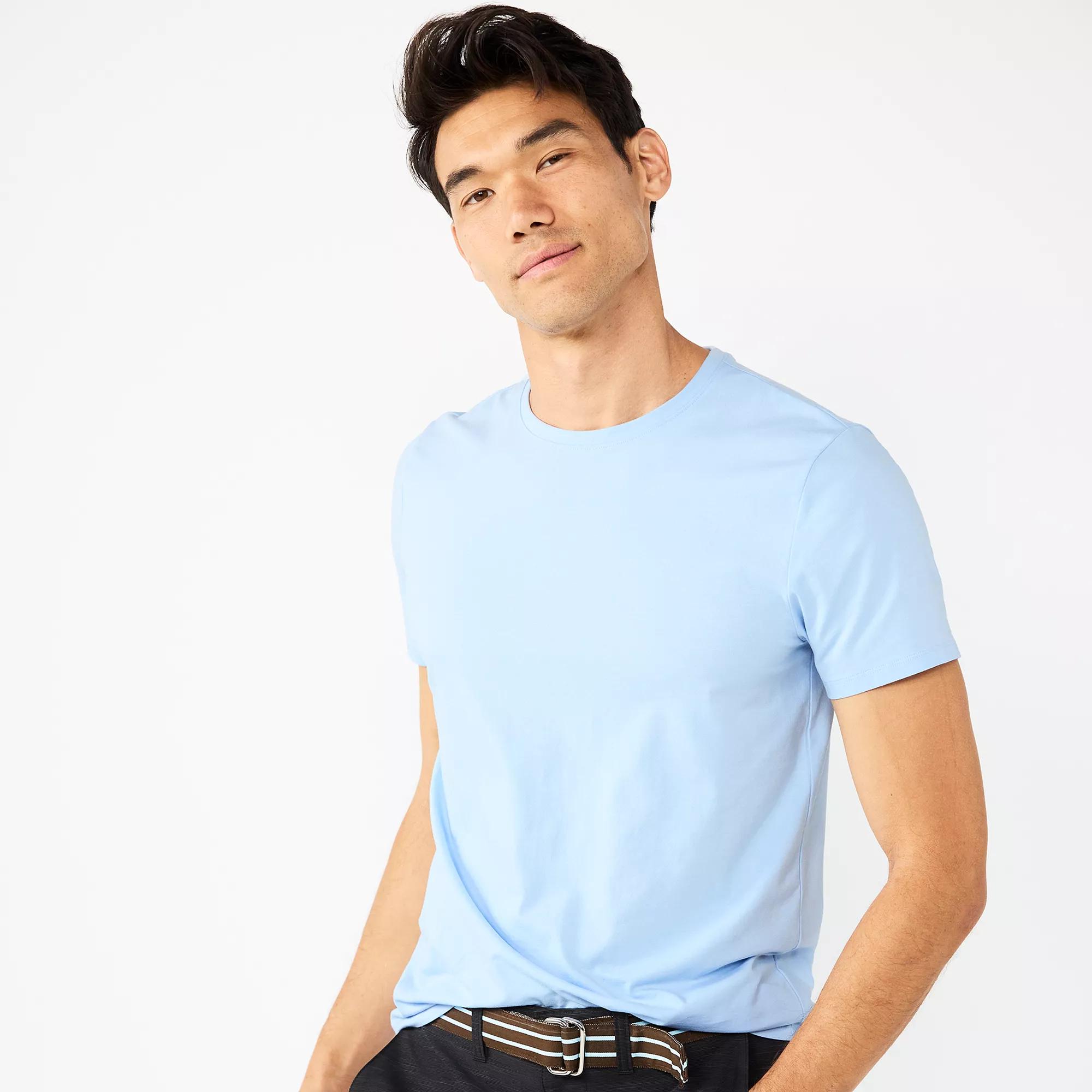Men's Apt. 9 Premier Flex Short Sleeve Crewneck Tee,  Product Image