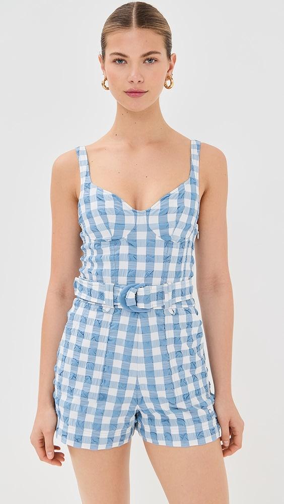 SIMKHAI Kai Bustier Romper | Shopbop Product Image