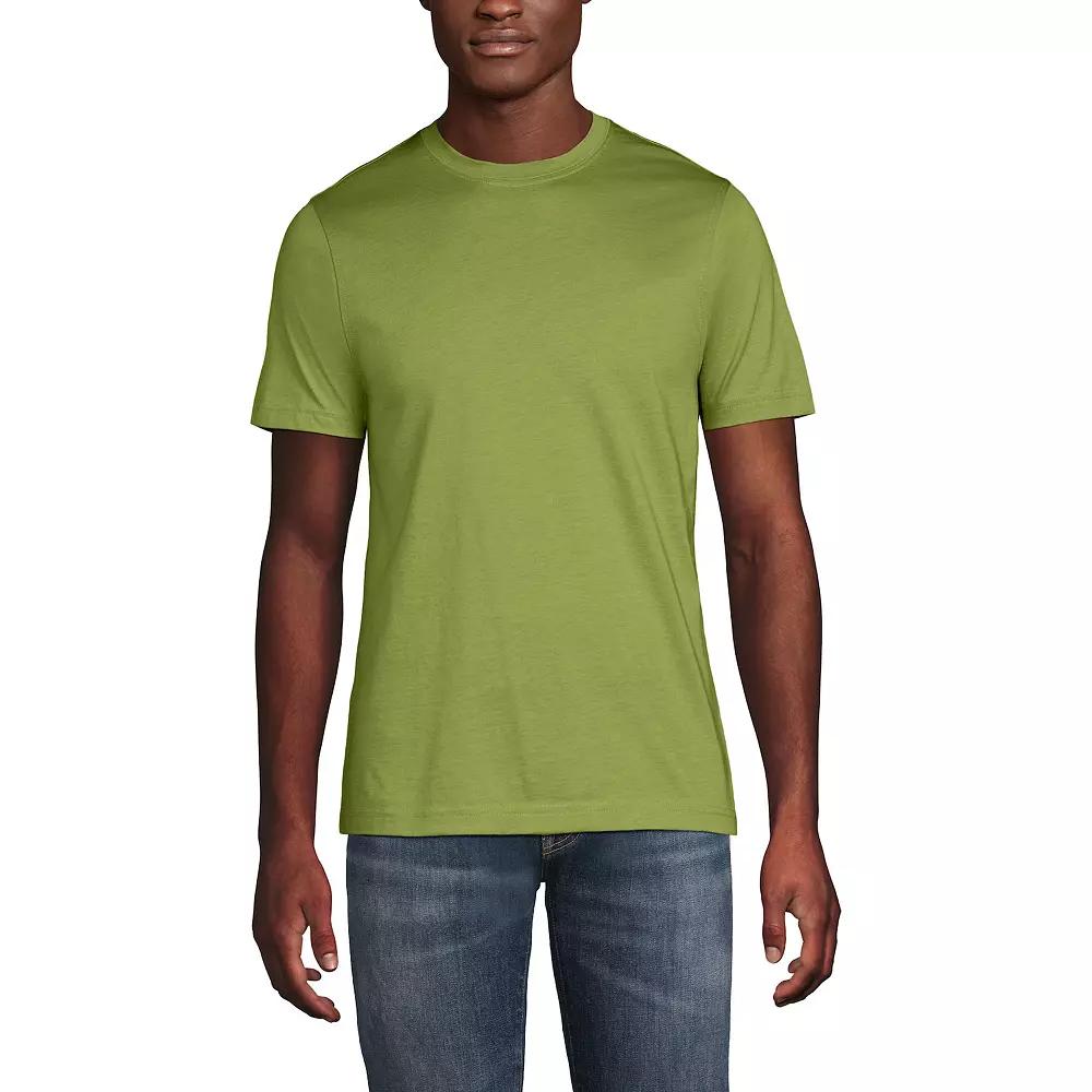 Men's Lands' End Supima Crewneck Tee,  Product Image