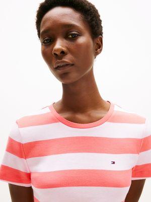 Rugby Stripe Crewneck T-Shirt Product Image