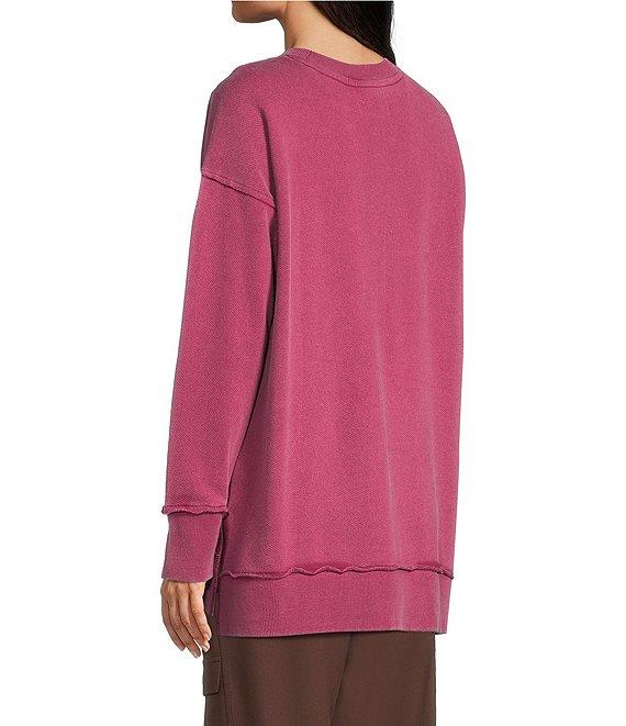 Kinesis Boatneck Ribbed Long Sleeve Sweatshirt Product Image