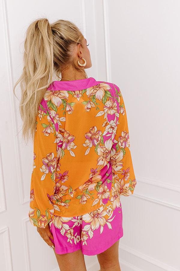 Hibiscus Kisses Button Up Product Image