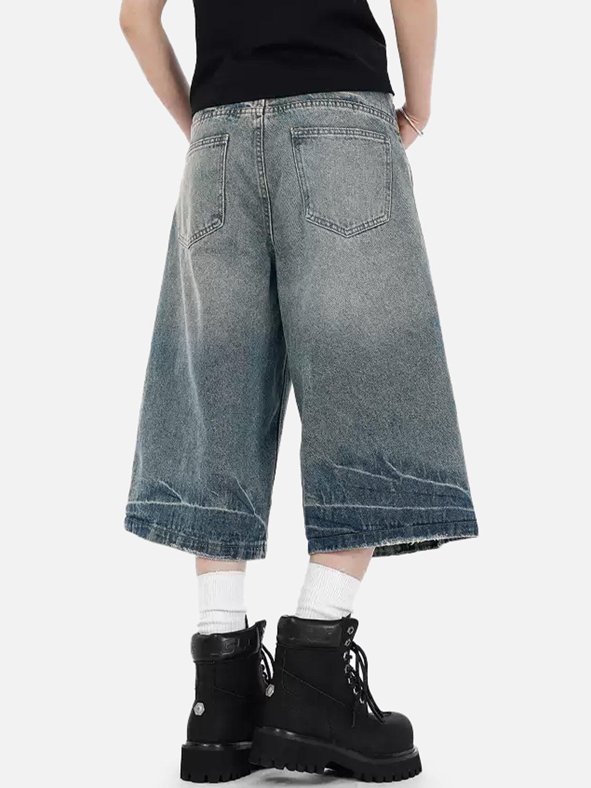 Aelfric Eden Lightning Print Longline Jorts Product Image