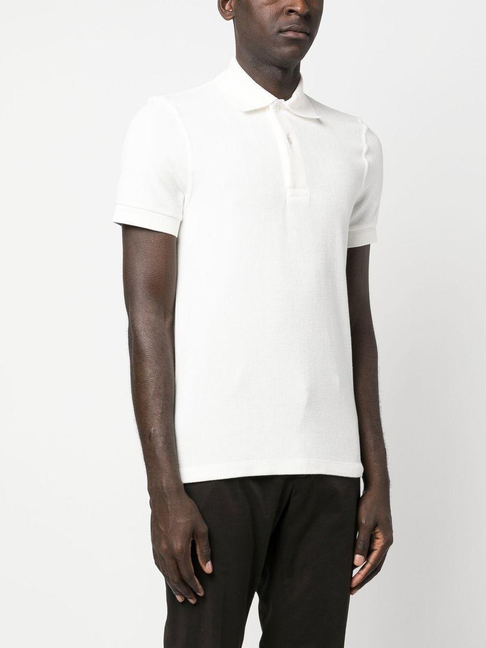cotton-blend polo shirt Product Image