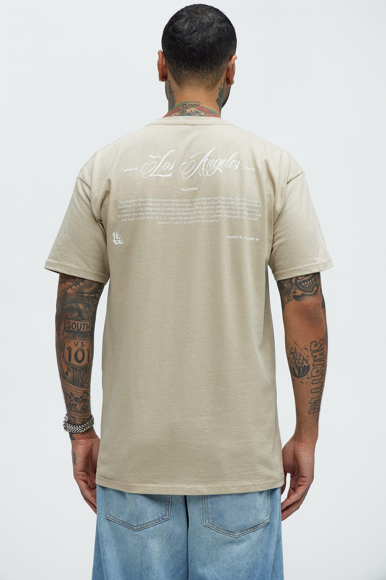 City Of Los Angeles Short Sleeve Tee - Taupe Product Image