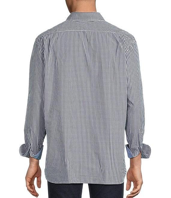 Cremieux Blue Label Gingham Poplin Long Sleeve Woven Shirt Product Image