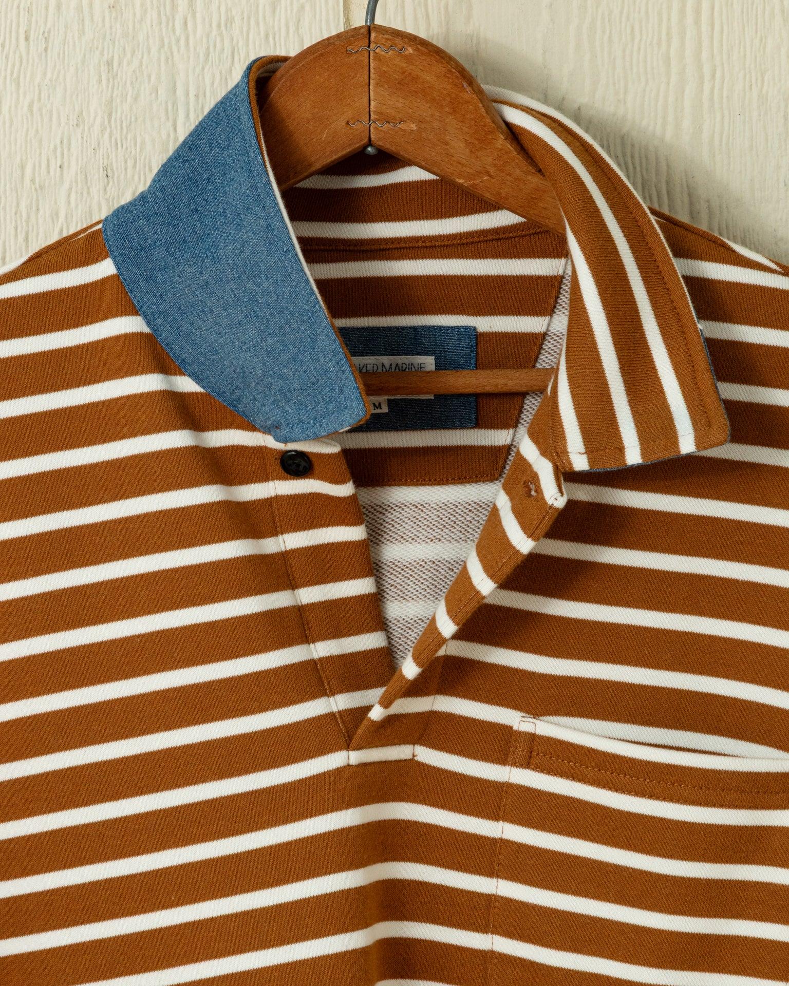 Acadia Polo in Acorn/Cream Loopback Terry Product Image