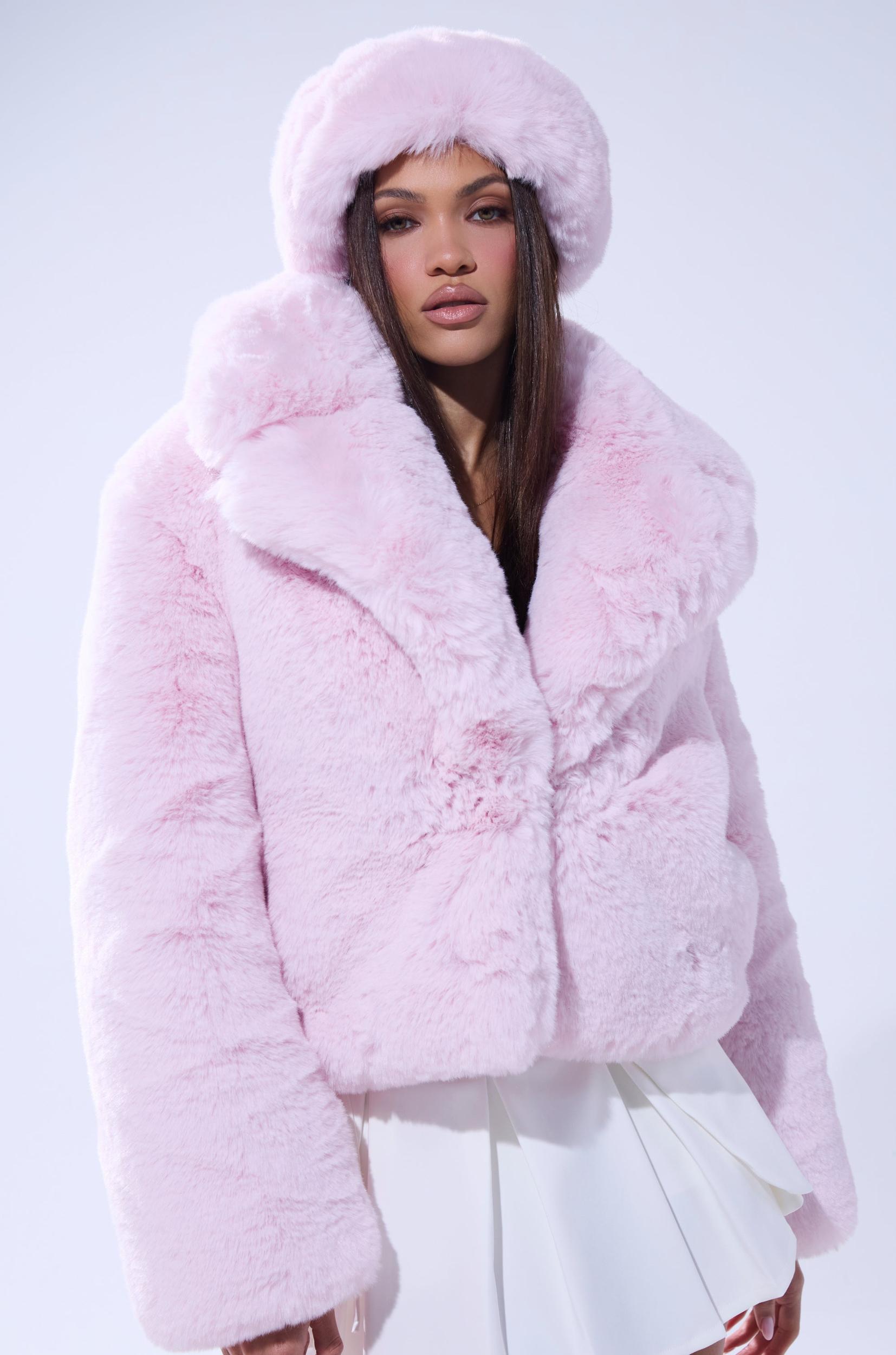 BBGIRL FAUX FUR COAT Product Image