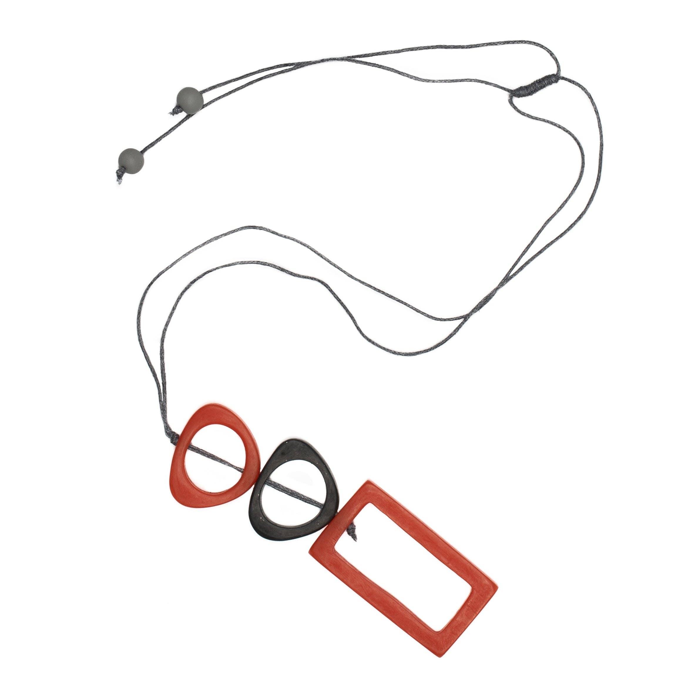 Resin Rectangular Hoop Pendant Product Image