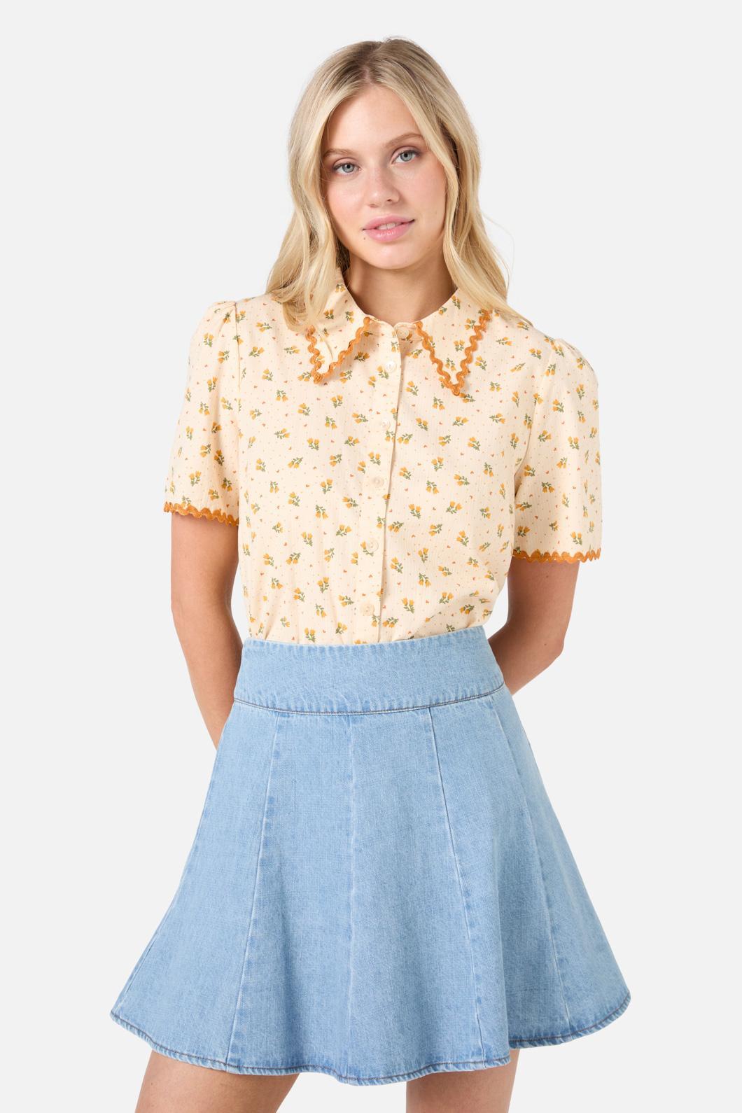Holly Short Sleeve Blouse Product Image