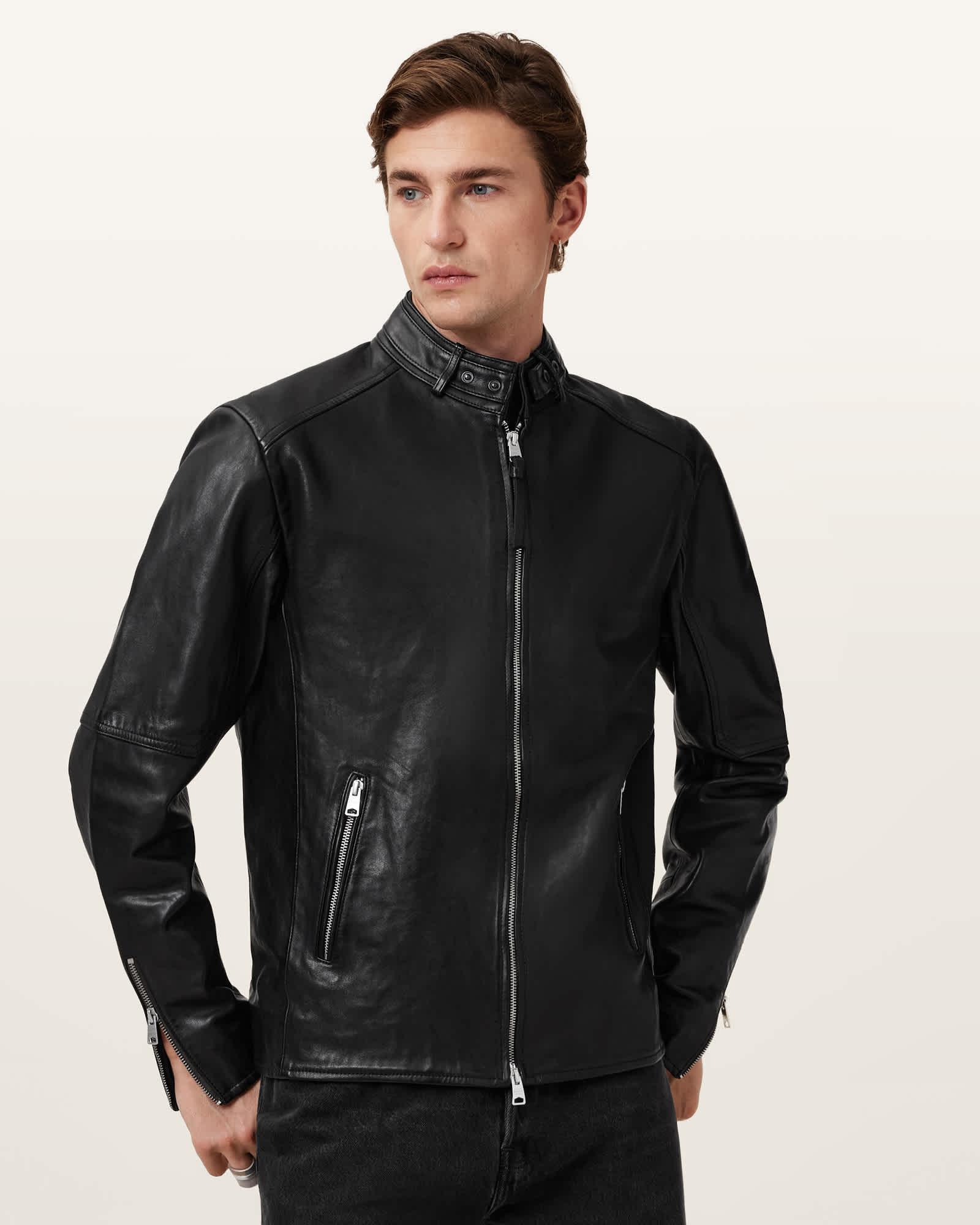 Cora Leather Jacket Product Image