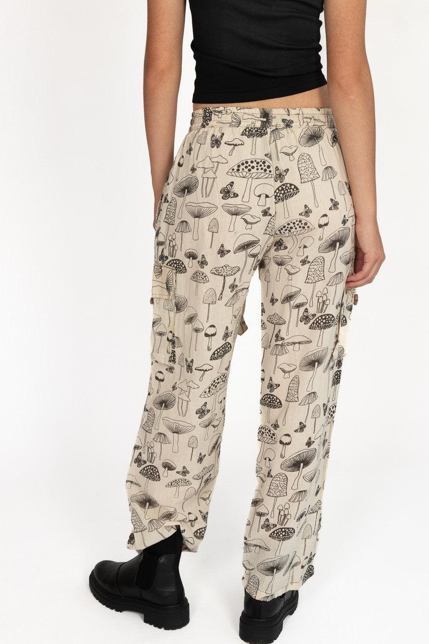 Natural Mushroom Cargo Pants Product Image
