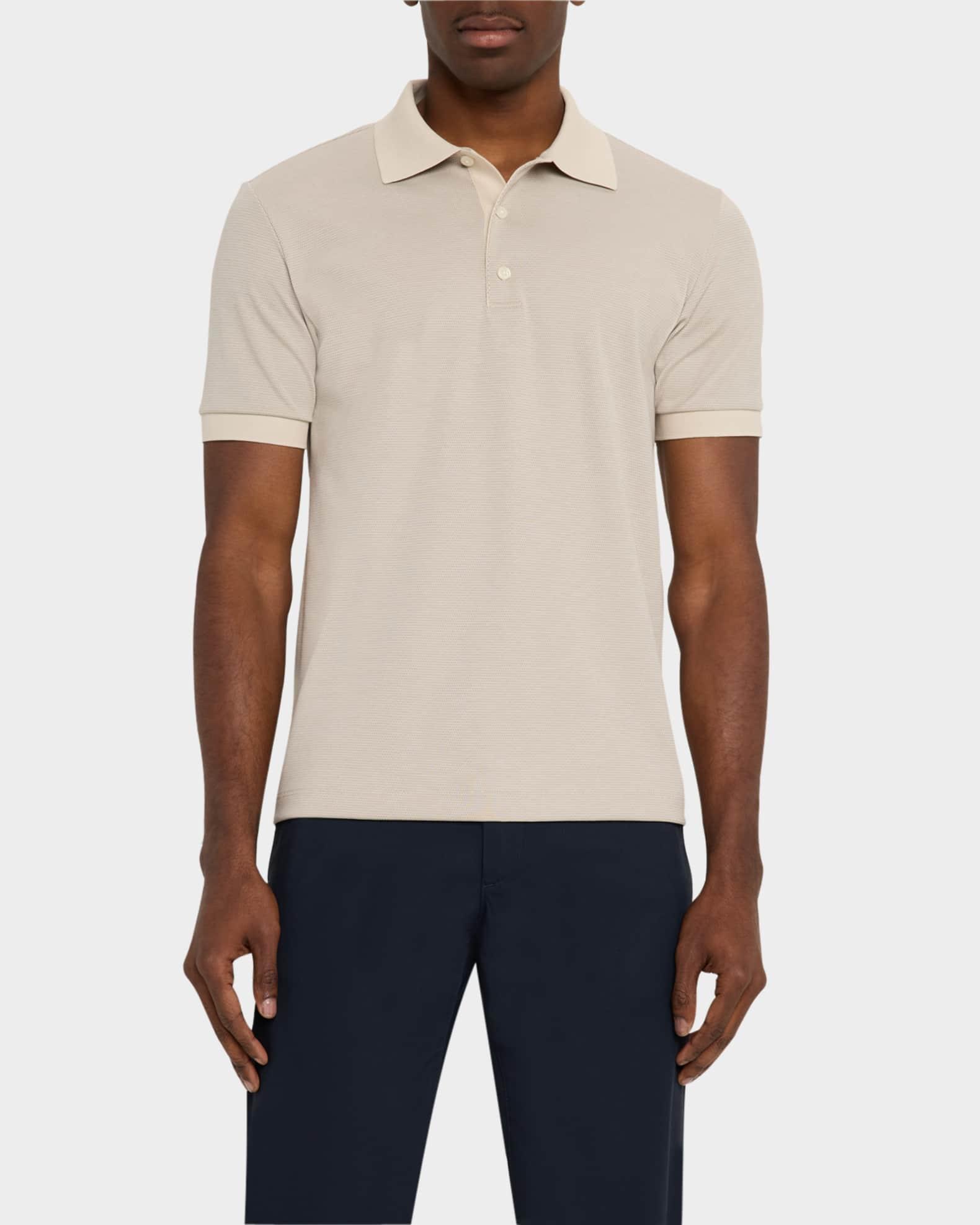 Men's Geometric Jacquard Polo Shirt Product Image