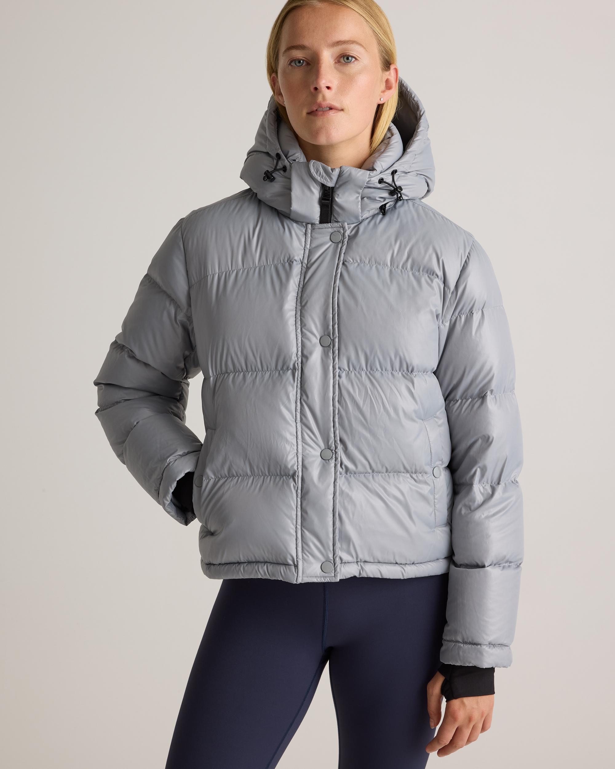 Quince | Women's Responsible Down Cropped Puffer Jacket Recycled Polyester Product Image