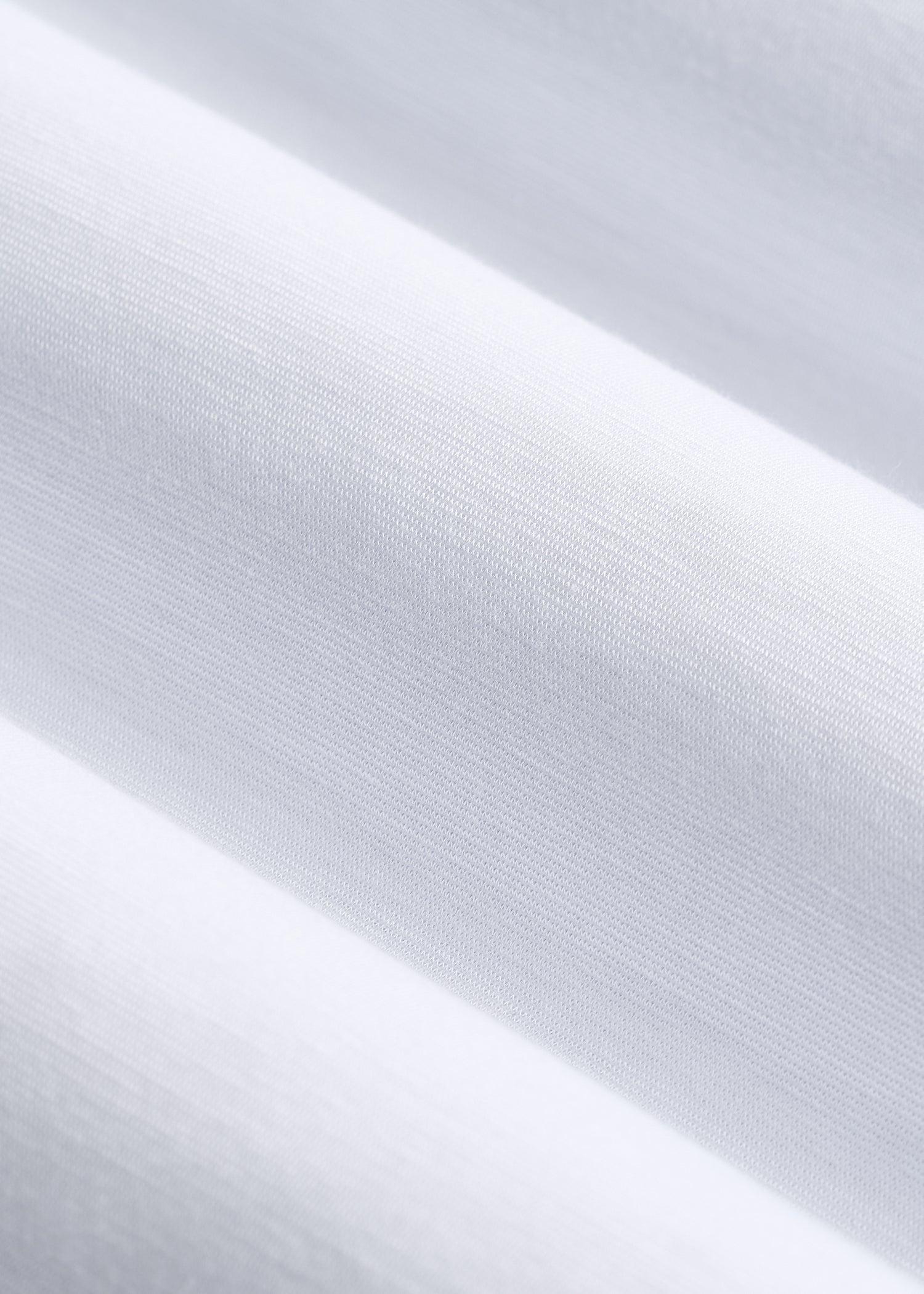 Slub Knit Button-Up Shirt for Tall Women in Bright White Female Product Image