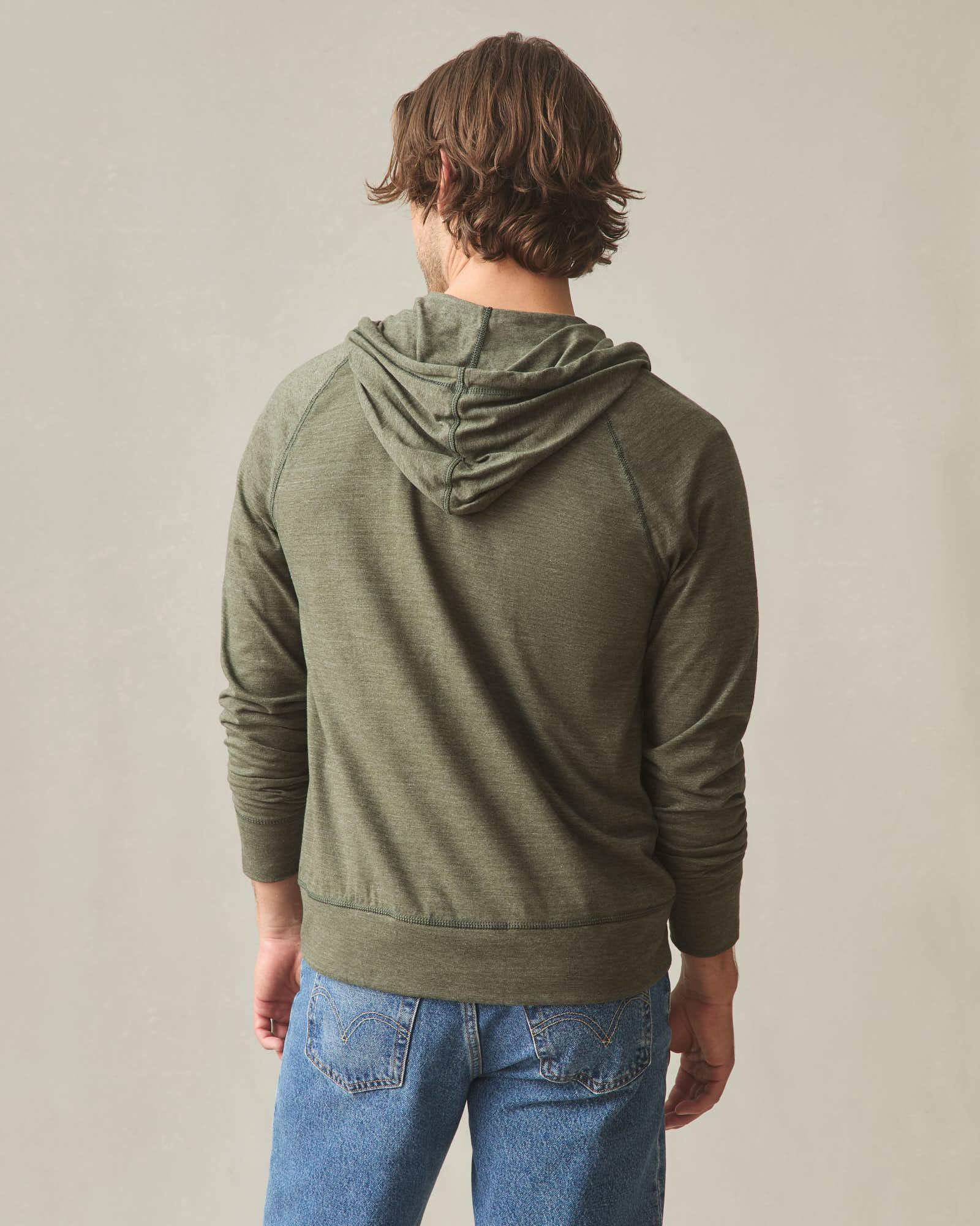 Men's Lightweight Full Zip - Forest Night Heather Product Image