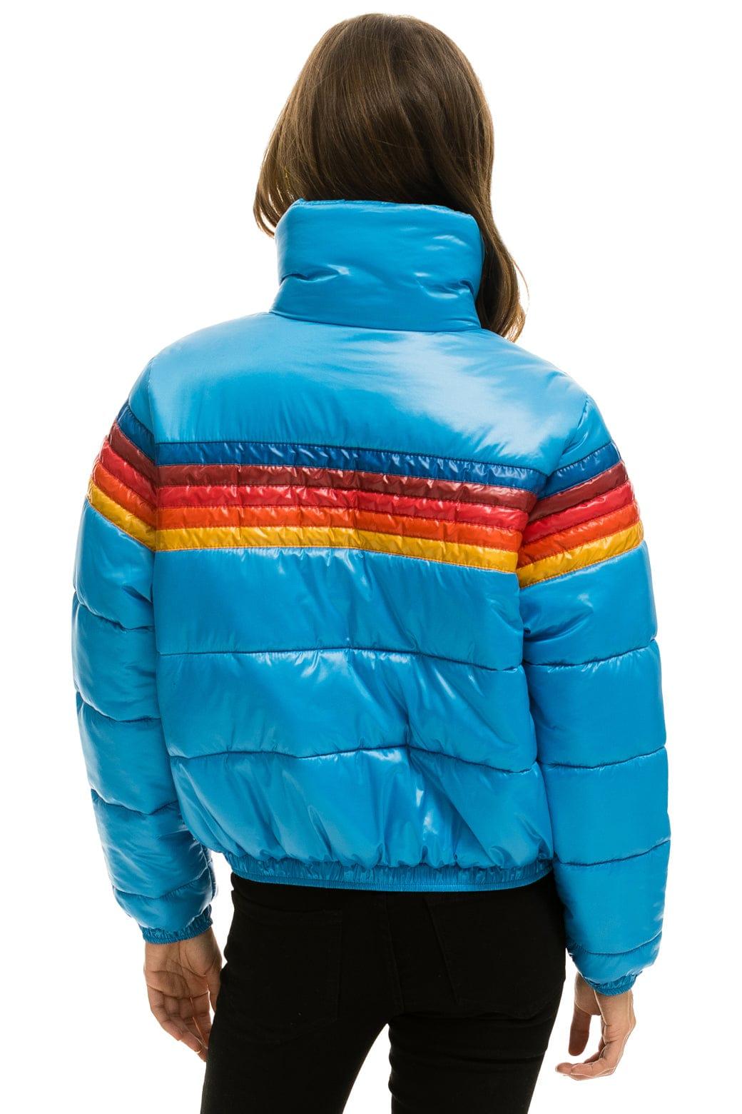 5 STRIPE APRES JACKET - GLOSSY OCEAN Female Product Image